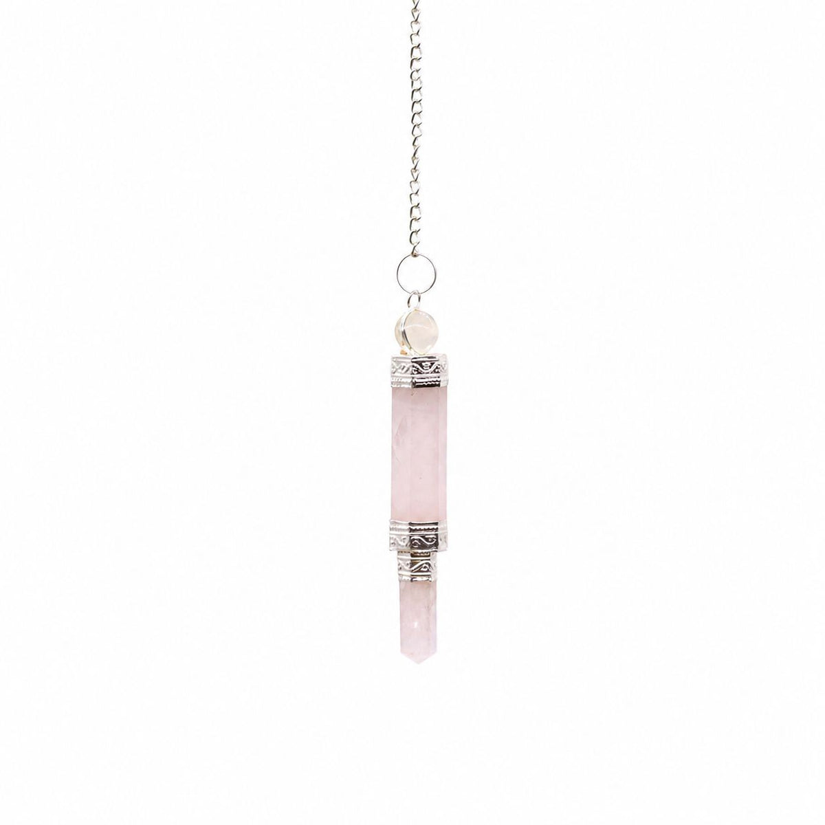 Three Piece Pendulum - Rose Quartz