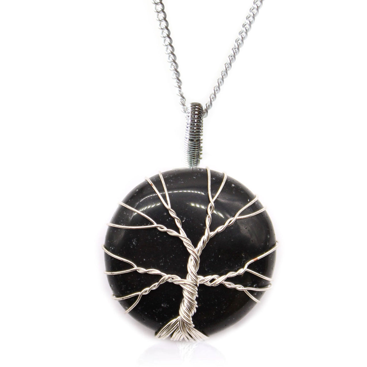 Tree of Life Necklace · Black Onyx