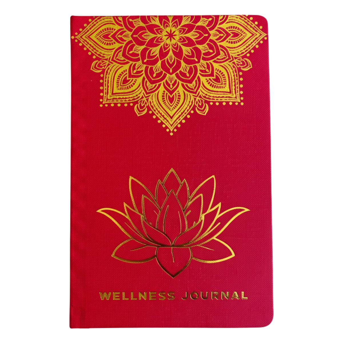 Red Mandala & Lotus Journal