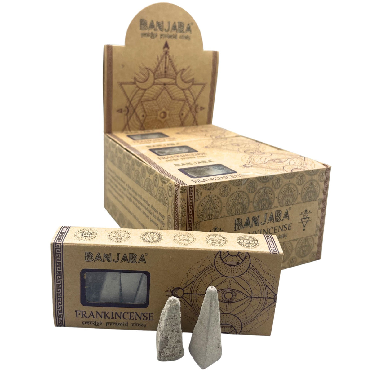 Banjara Smudge Pyramid Cones - Frankincense