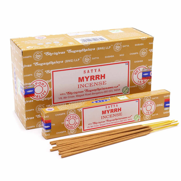 Satya Räucherstäbchen Myrrhe