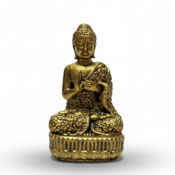 Brass Miniature Gods - Buddha (17gms) - 34mm