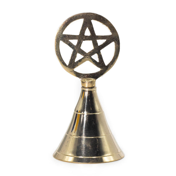 Altar Brass Bell - Pentagram