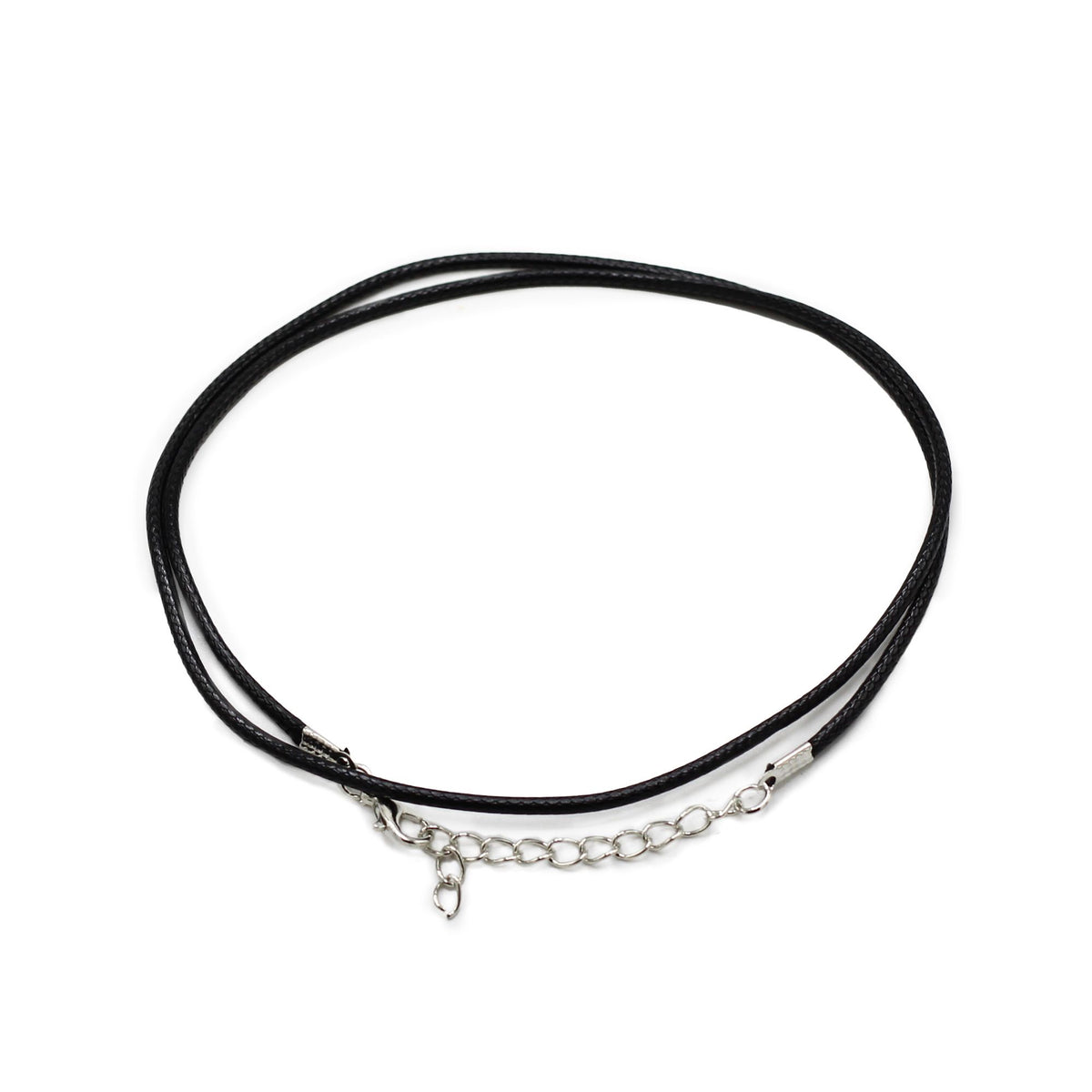 Packs Waxed Pendant Cords - 2mm x 55cm - Assorted - Black 101